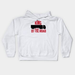 King of the road (black) Kids Hoodie